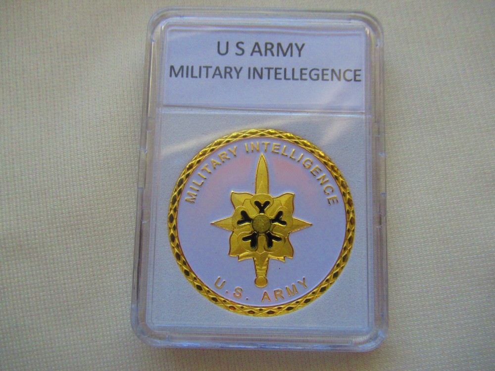 U S ARMY MILITARY INTELLIGENCE Challenge Coin