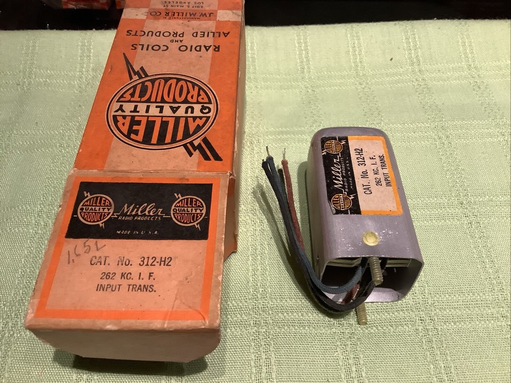 Miller 312-H2 Universal Interstage Input  IF Transformer 262kHz