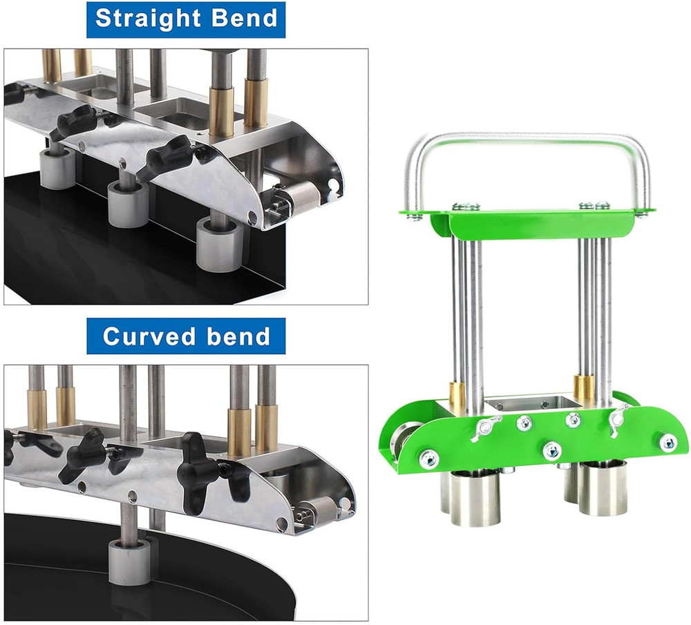 Versatile 3-Station Metal Roller Bender for 0-90° Adjustable Bending