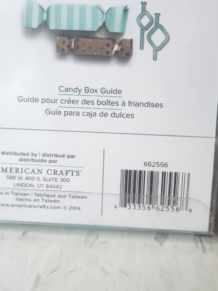 American Crafts We R Memory Keepers Template Studio Candy Box