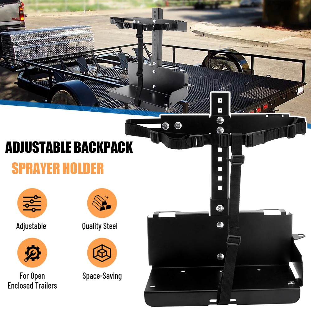 NEW Adjustable Backpack Sprayer Holder for Landscape Trailers/Enclosed Trailers