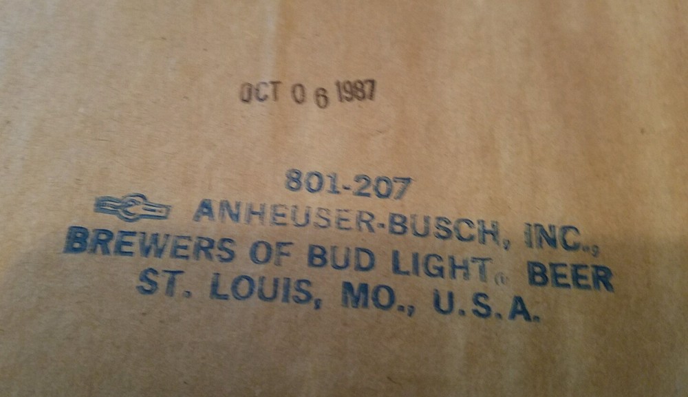 1987 Bud light mirror