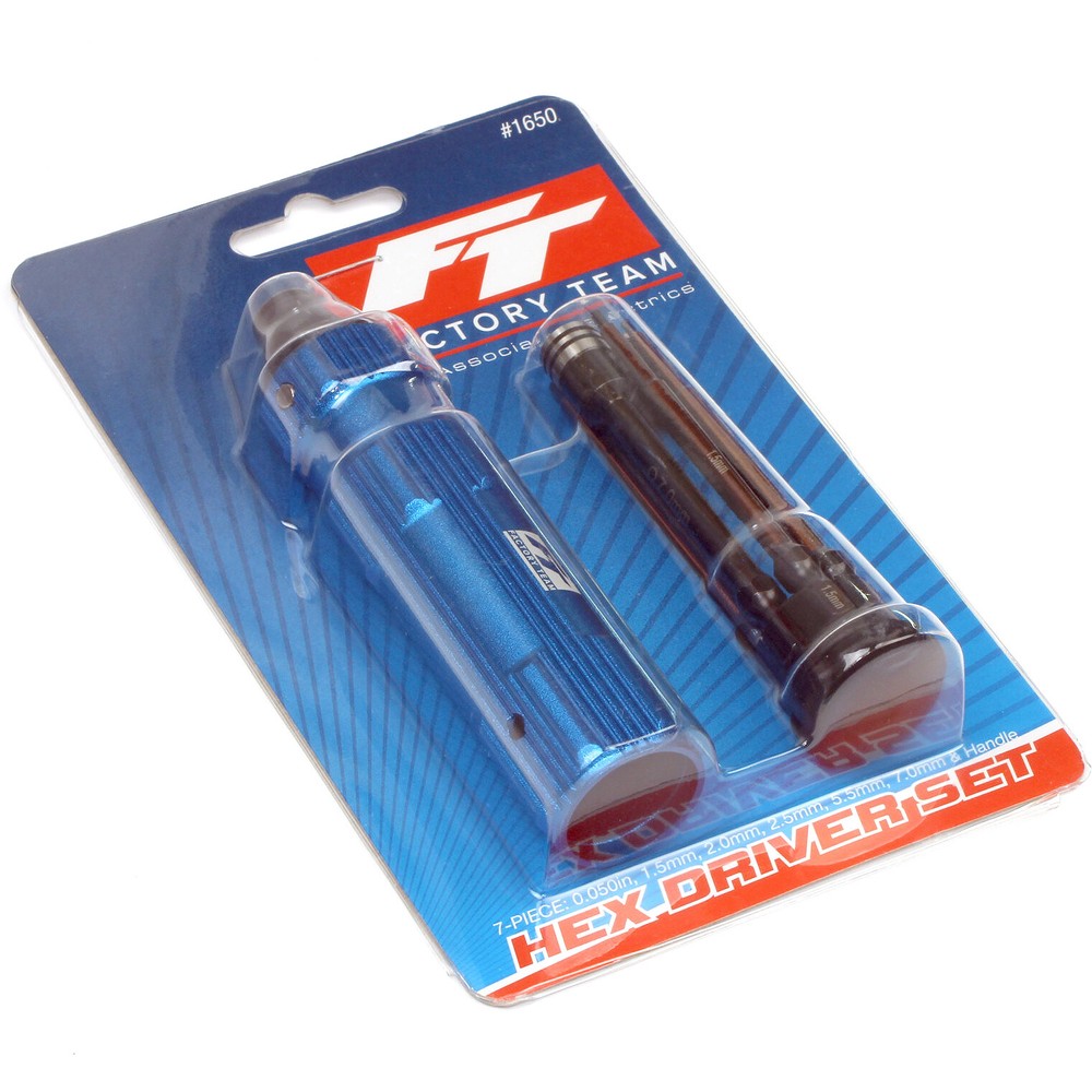 Associated 7 Piece Hex Driver Set with Handle ASC1650