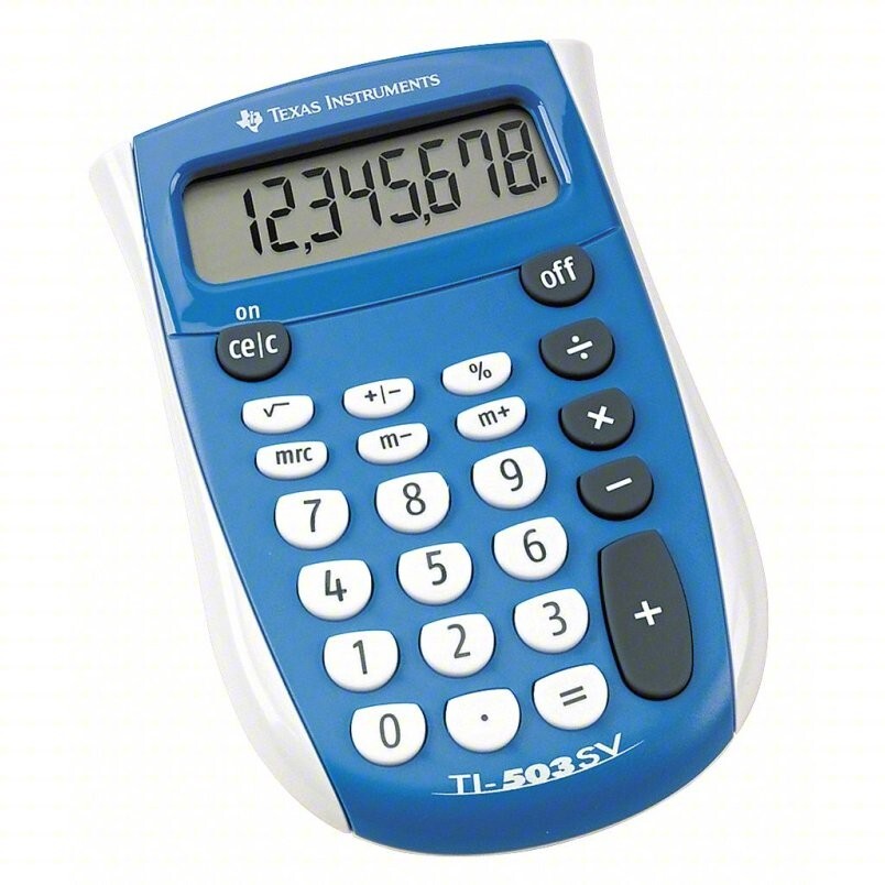 Texas Instruments TI-503 SV SuperView Basic Pocket Calculator
