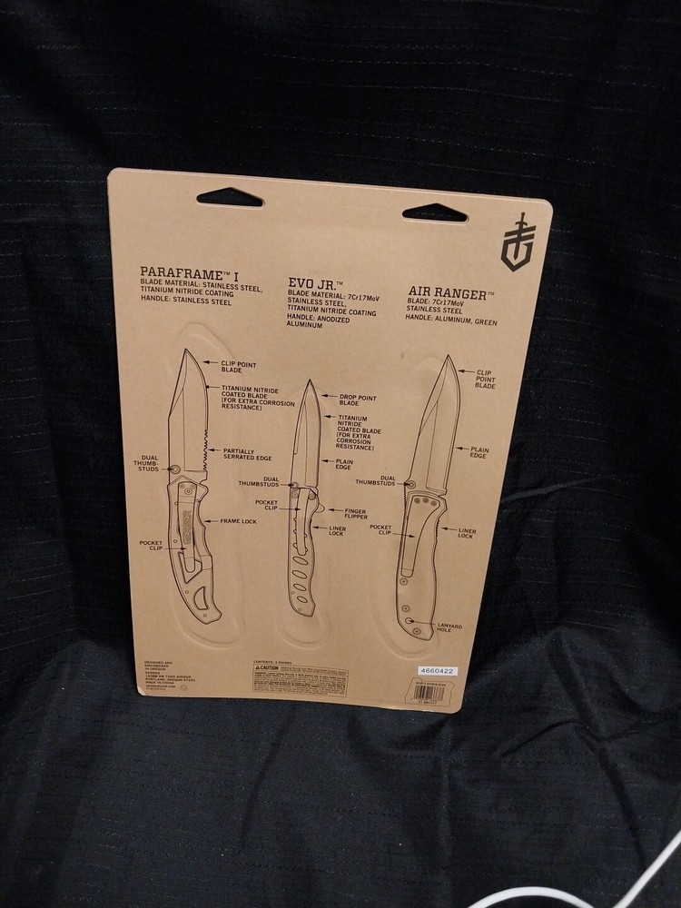 Gerber 3 Knife Set