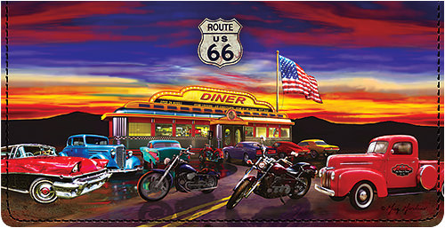 Route 66 Checkbook Cover | Item #LW7R