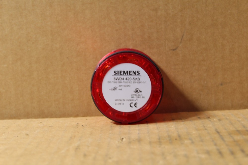 Siemens 8WD4 420-5AB Red Stack Light w/ LED