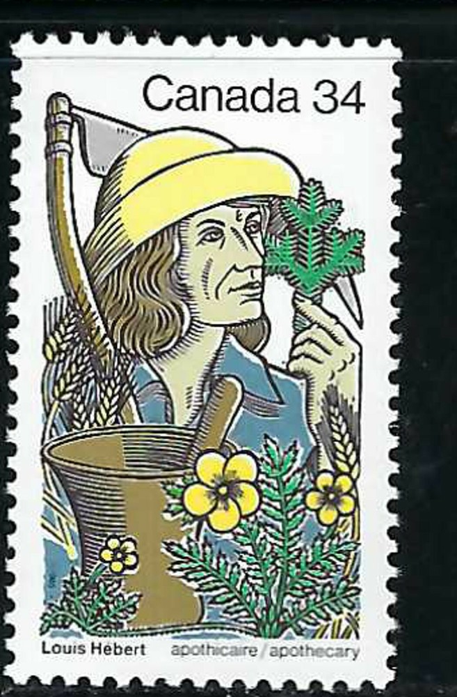 CANADA - SCOTT 1060 - VFNH -  HÉBERT AND APOTHECARY OBJECTS - 1985