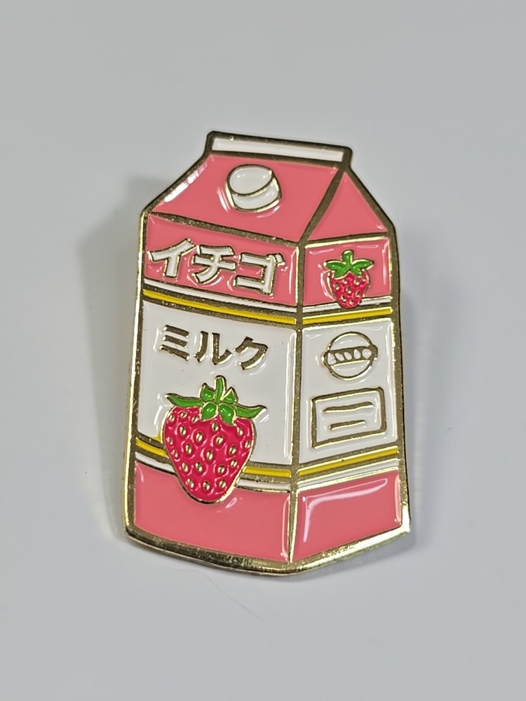 Strawberry Milk Lapel Pin *