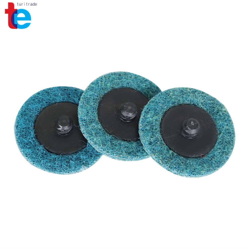 50 Pack Fine Surface Conditioning Discs Roll Lock Die Grinder Sanding Pads 2"