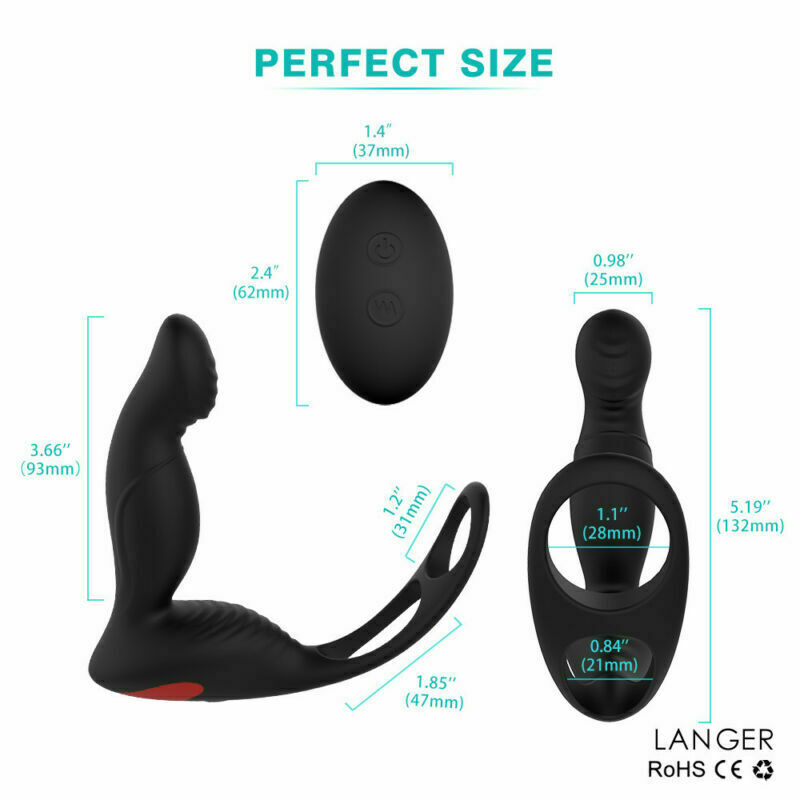 Powerful Flapping Prostate Massager Dual Motor Waterproof Vibrators