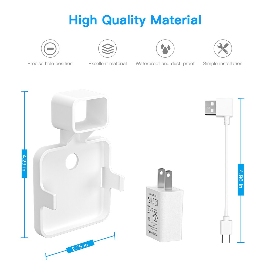 HOLACA Outlet Wall Bracket and Adapter for SwitchBot Hub Mini