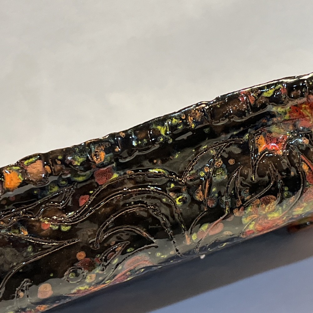 Multicolored Potter Dish 9”X5.25”