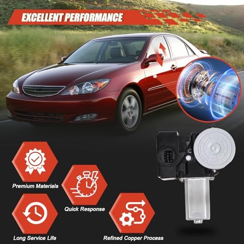 Front Left Driver Side Power Window Lift Motor Compatible Front Driver Side