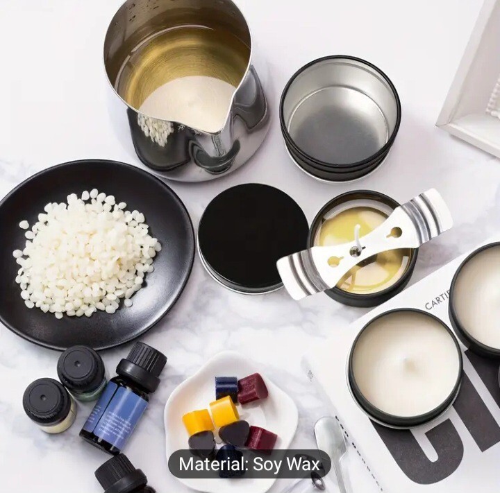 Lunarystik Black Candle Making Kit