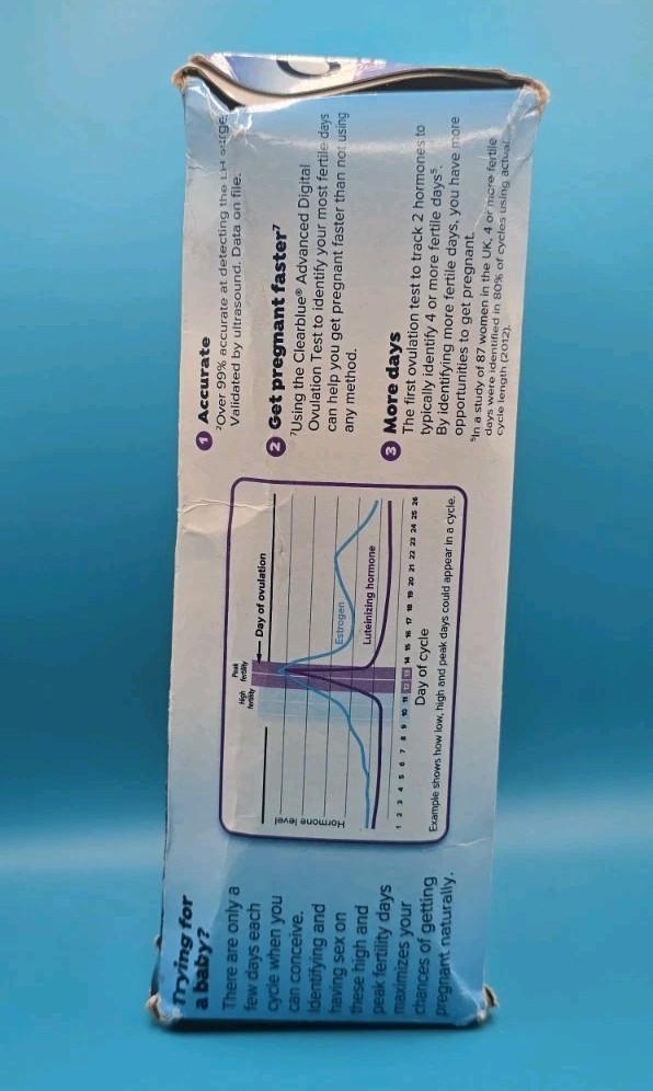 Clearblue Advanced Digital Ovulation Kit 30+2 Exp 06/2027