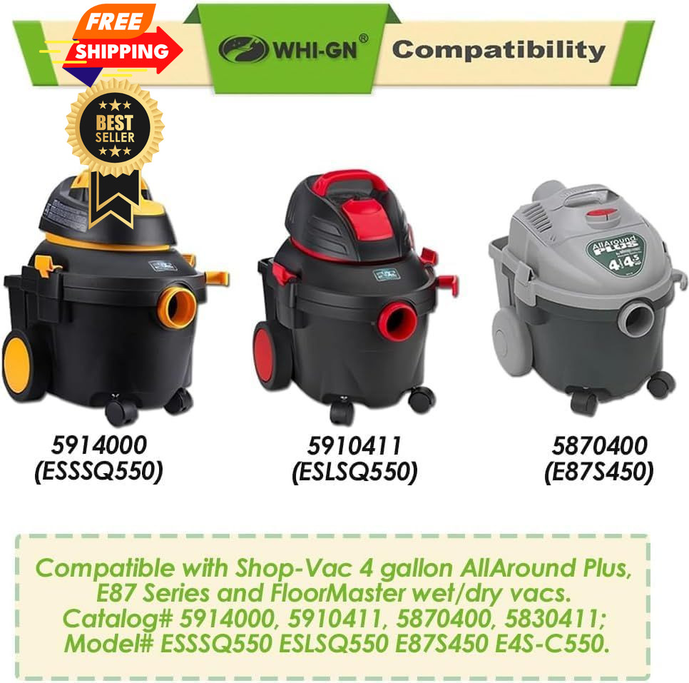 10 Pack 91964 Double Layer High Efficiency Replacement Filter 10 Pack, yellow