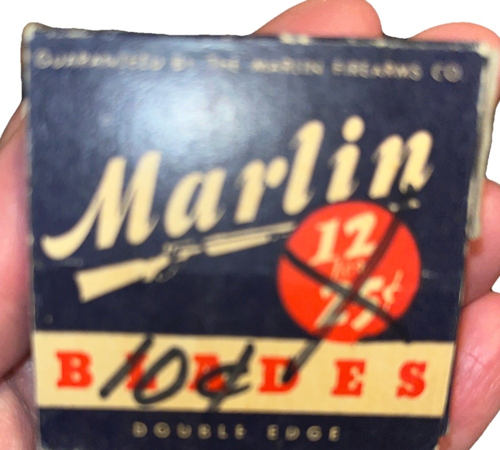 Vintage Marlin Firearms Co. Double Edge Box
