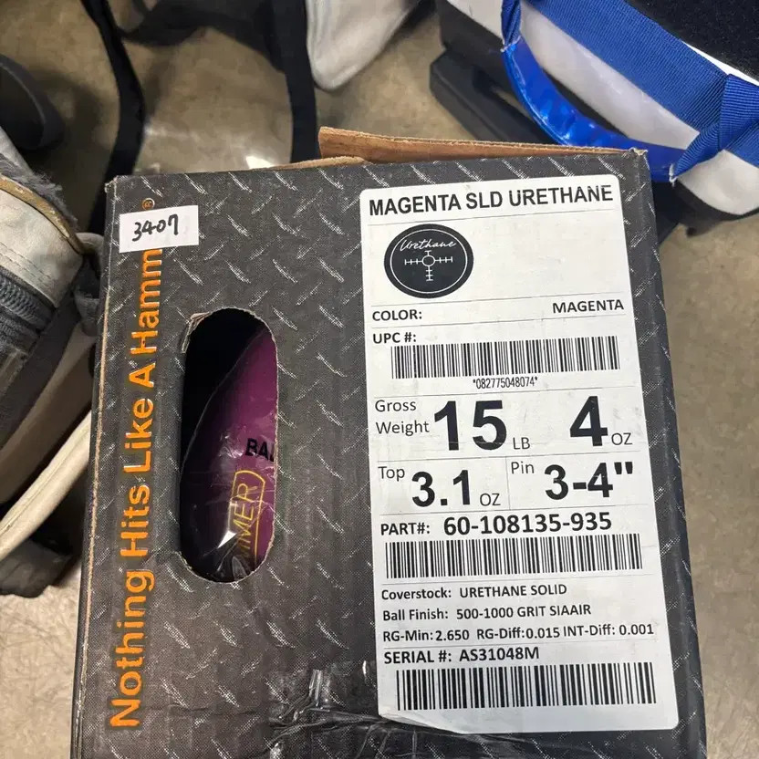 Magenta Solid 15lb Bowling Ball - New in Box