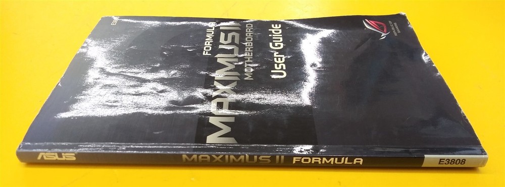 ⭐️⭐️⭐️⭐️⭐️ ASUS Maximus II Motherboard User Guide Manual E3808