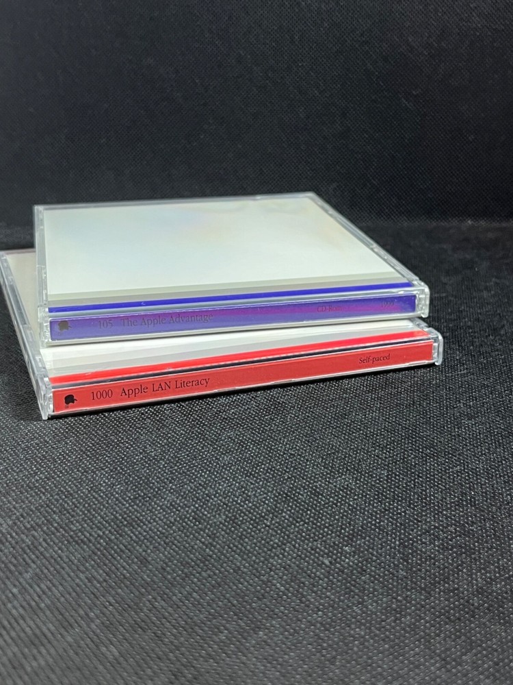 Rare, Vintage 1992 Apple Computer LAN Literacy Technical Training, and Apple Adv