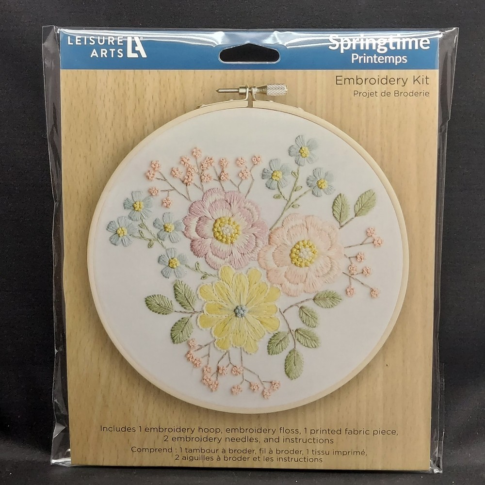 Leisure Arts Embroidery Kit “Springtime” #56814
