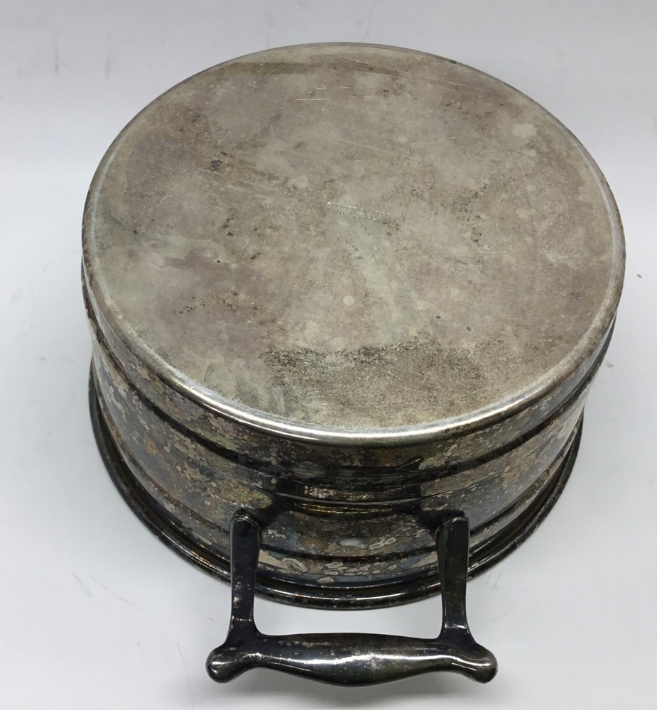 Vintage Silver Plate on Copper Handled Bowl …….[S1-4]
