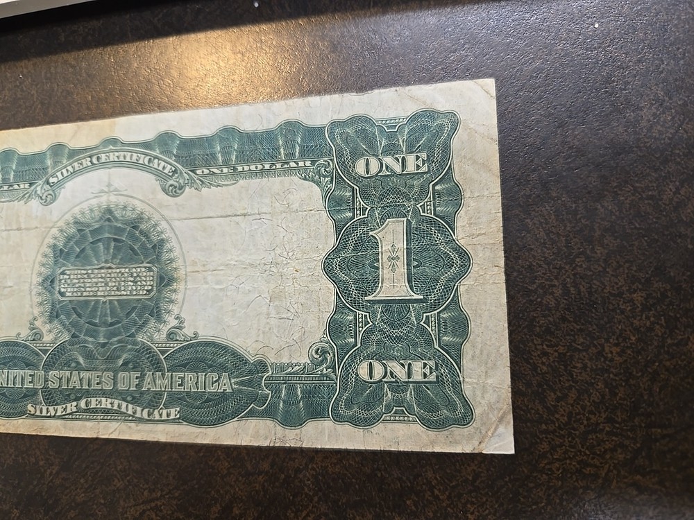 FR 233 1899 Silver Certificate Black Eagle Large Banknote $1 Dollar