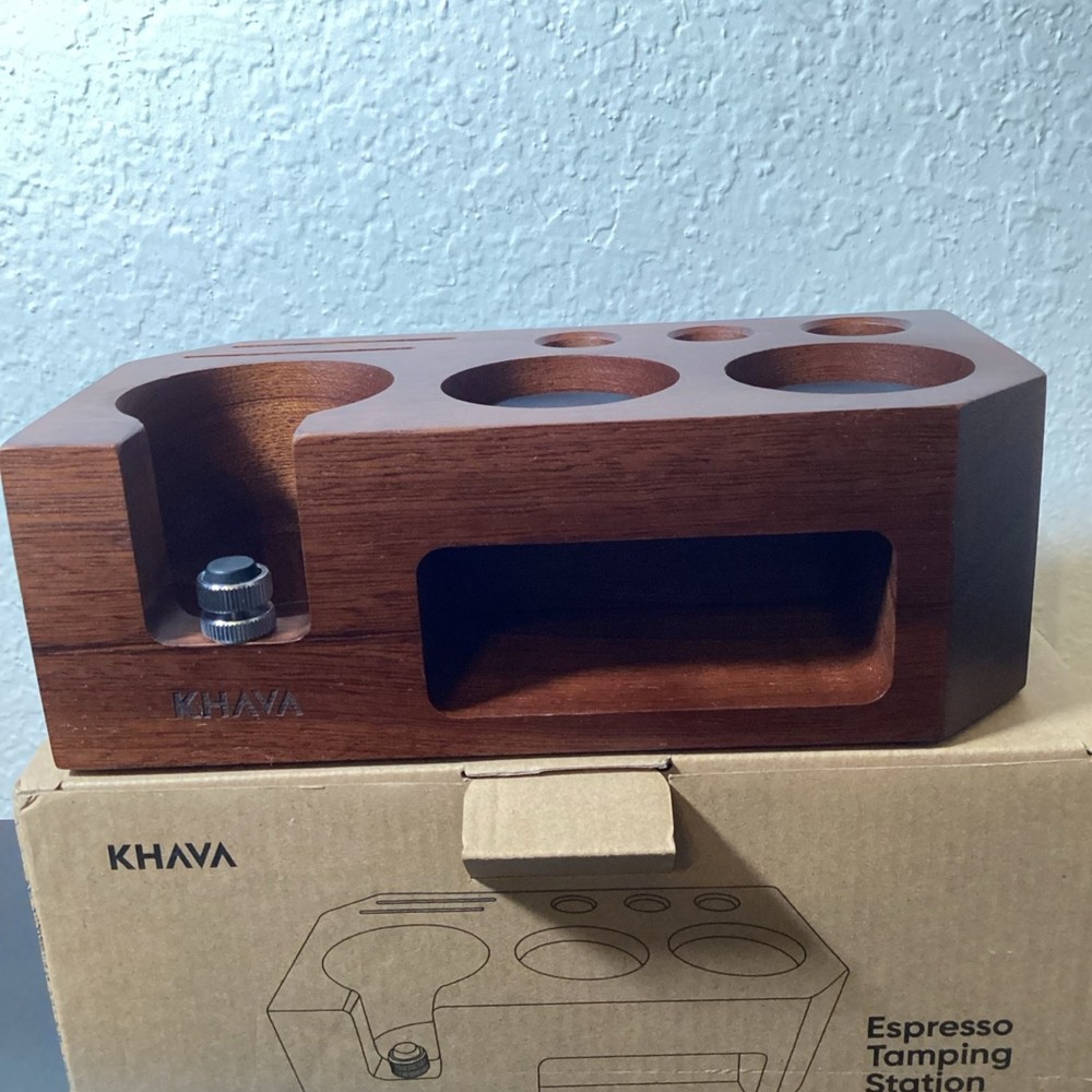 KHAVA Espresso Tamping Station