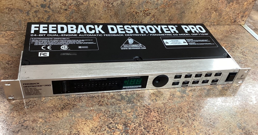 Behringer Feedback Destroyer Pro Model DSP 1124P