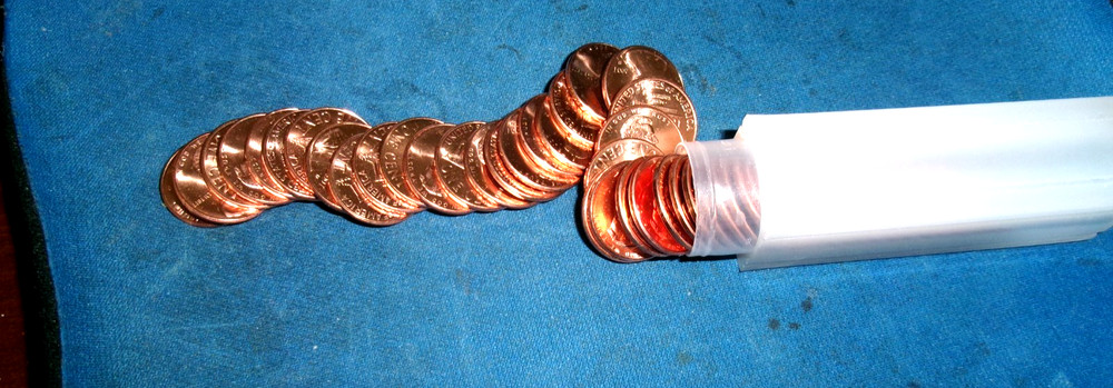 2007 D LINCOLN MEMORIAL CENT ROLL 50 COINS