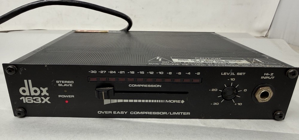 dbx 163X Professional Over Easy Compressor Limiter Signal Processor