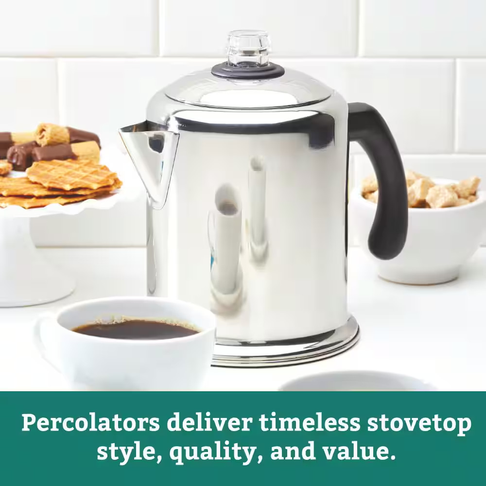 8-Cup Stainless Steel Percolator