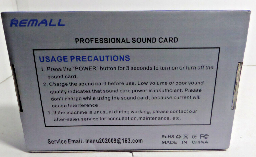 Remall Professional Wireless Live Sound Card