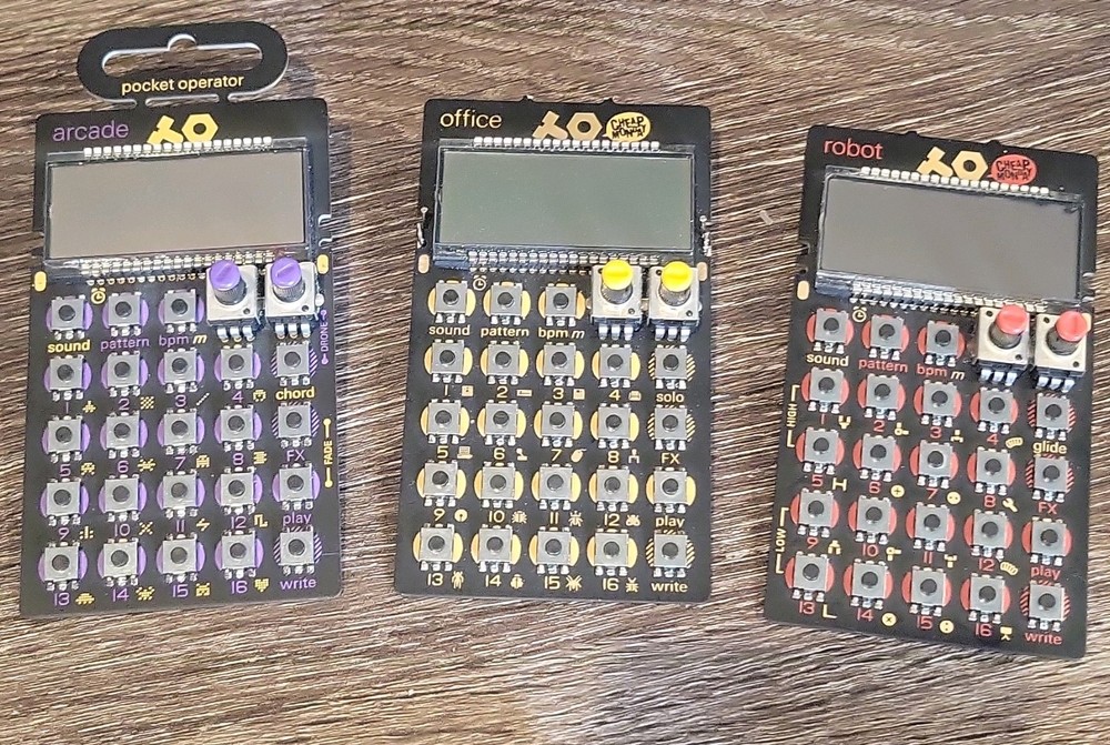Teenage Engineering Pocket Operator Complete Set with Cases and Stands