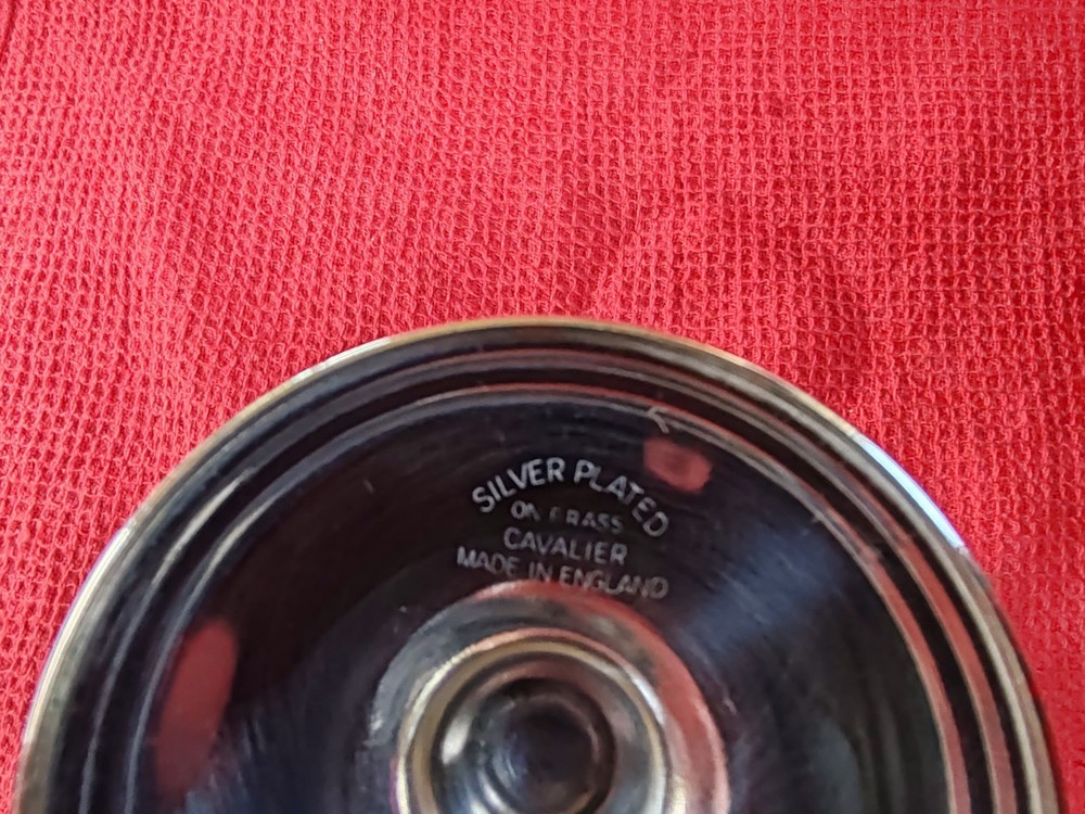 Silver Plate Goblet, By Cavalier