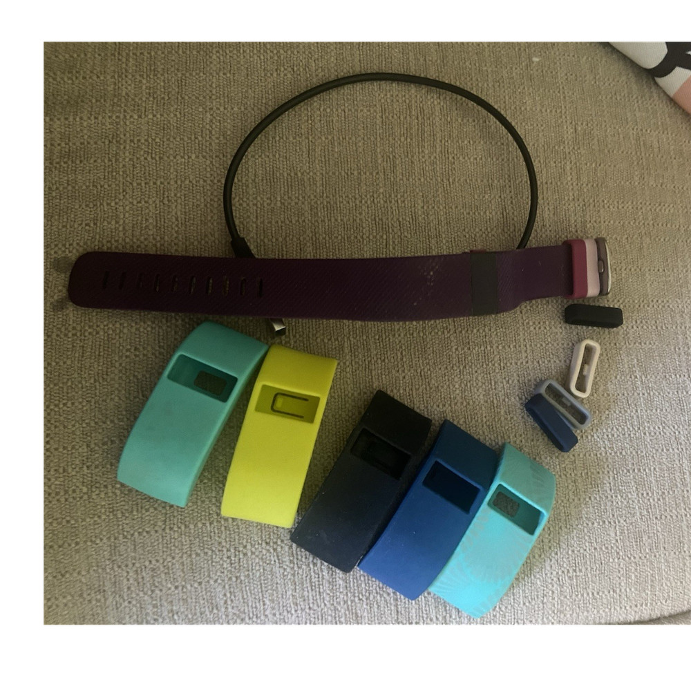 Fitbit Flex Silicone Adjustable Replacement Bands & Clasps Set, Multicolor, 6 HR