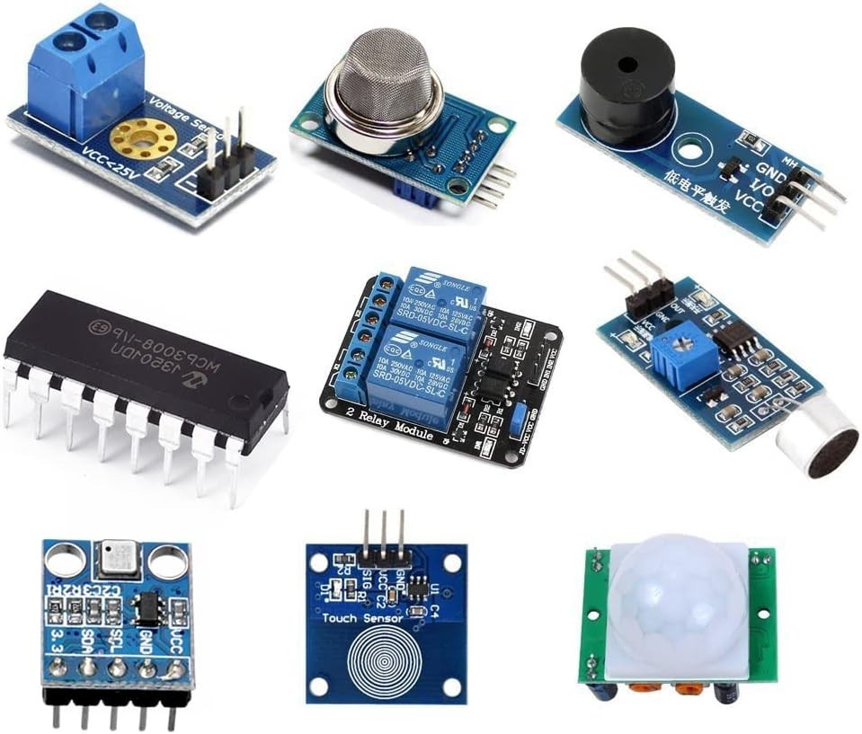 16-in-1 Smart Home Sensor Modules Kit for Arduino & Raspberry Pi DIY Projects