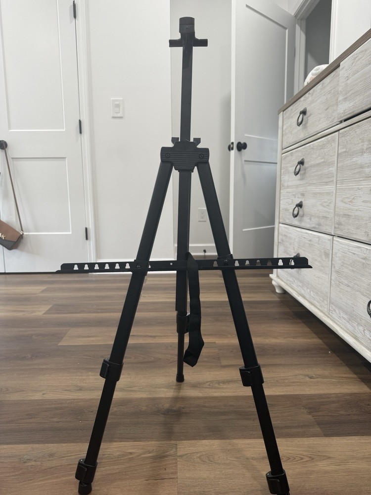 Art Easel That Is Adjustable And Comes In A Carry Case