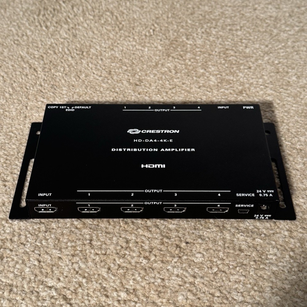 Crestron HD-DA4-4K-E HDMI 4K Distribution Amplifier