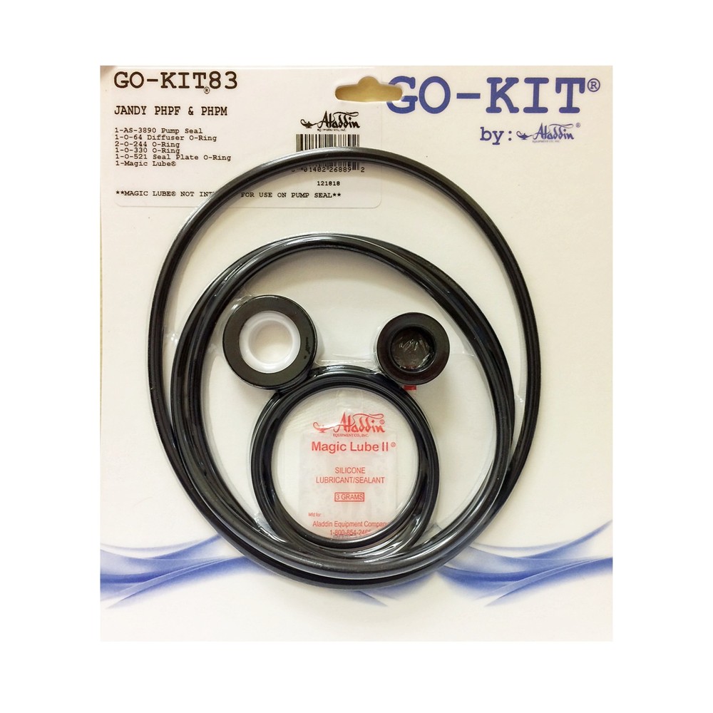 Aladdin GO-KIT83 – Seal & Gasket Kit for Jandy PlusHP (PHPF / PHPM) Pumps