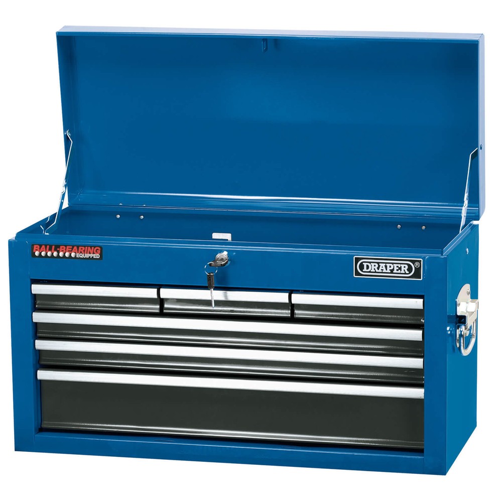 Draper 6 Drawer Tool Chest Blue / Black