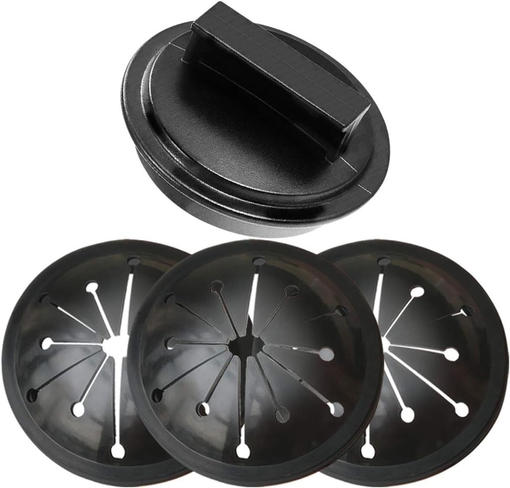 Garbage Disposal Sink Stopper Drain Plug Splash Guard For Whirlaway Waste 3 pack