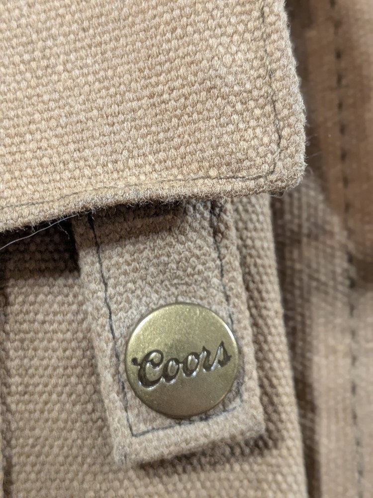 Coors Banquet Promo Backpack Multiple Pockets And Button Up