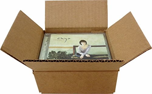(10) Brown Cardboard CD Storage Shipping Boxes - Each Holds 5 CDs - CDBC05
