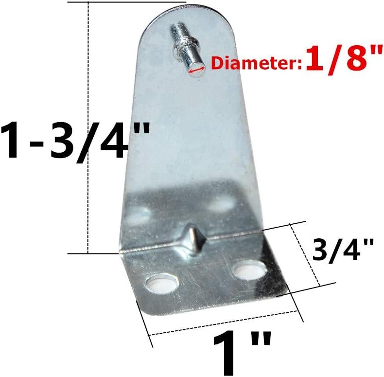 Hold Down Brackets 4pcs Metal Blind Bottom Rail Holder Silver