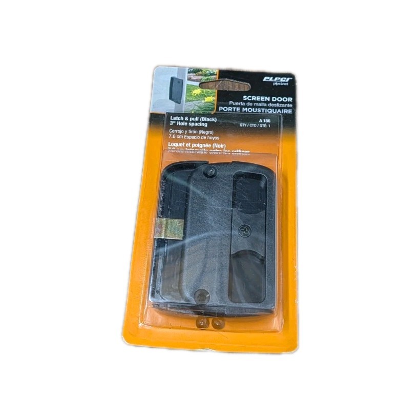 PLPCI A186 Screen / Storm Door Latch & Pull Handle Hardware Kit 2.25 in X