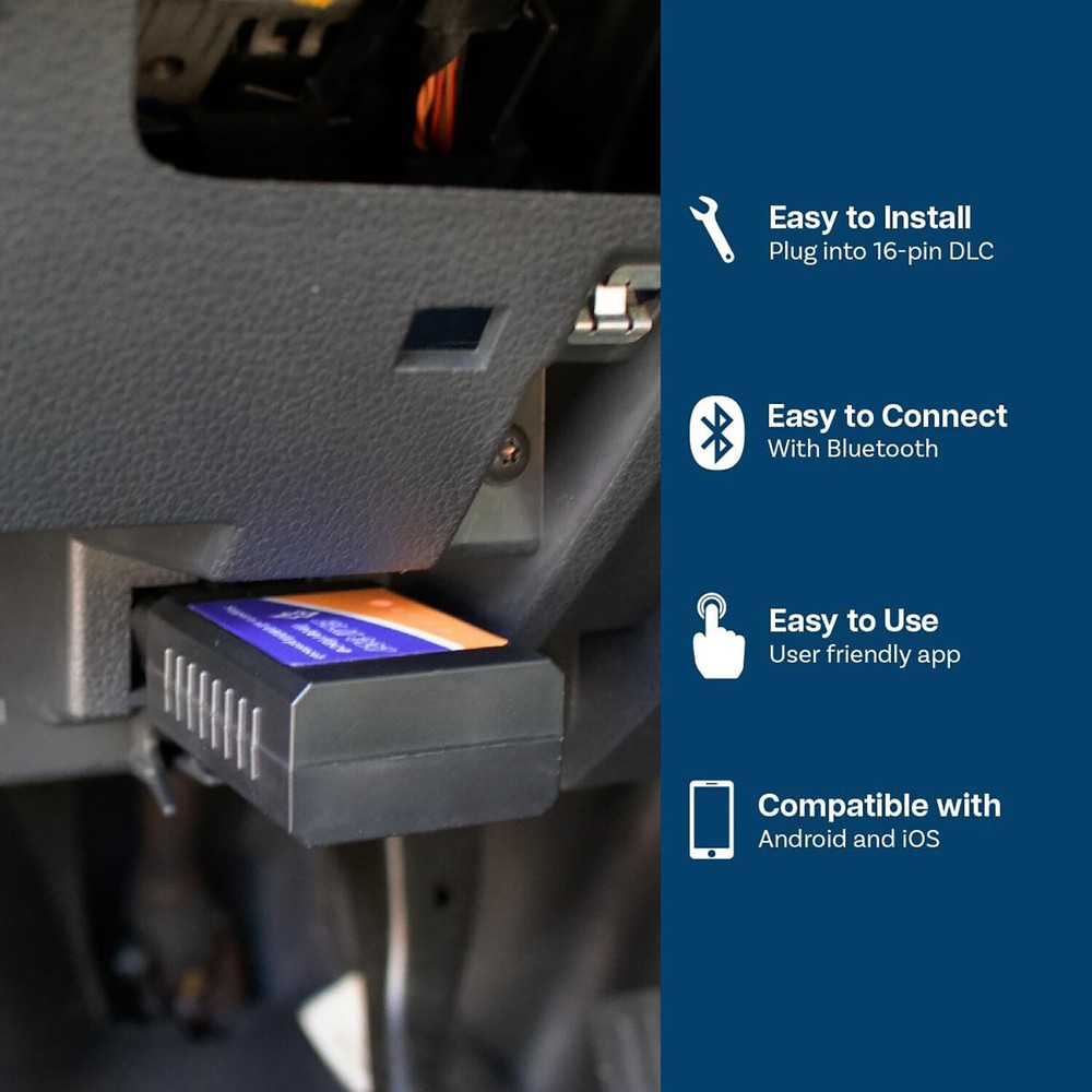 Bluetooth OBD2 OBDII Car Diagnostic Scanner Auto Fault Code Reader Tool ELM327