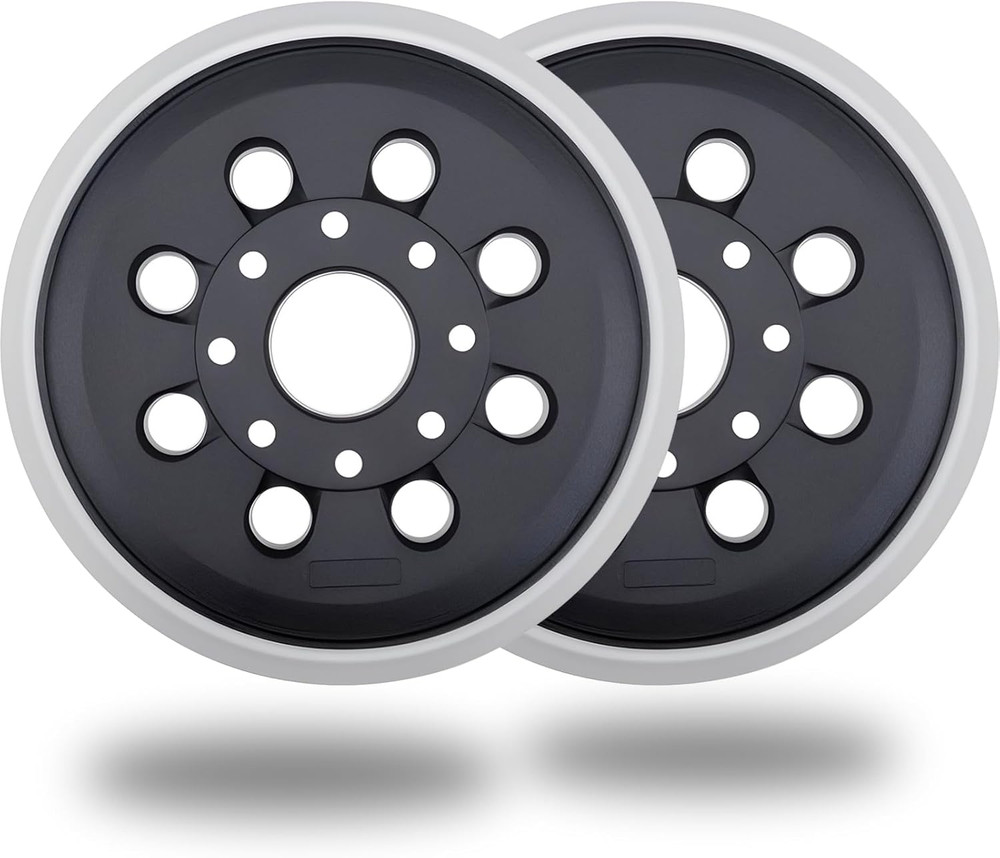 2 Pack 5 Inch 8 Hole Hook & Loop Replacement Sander Pad for 5" Bosch ROS20VS, RO