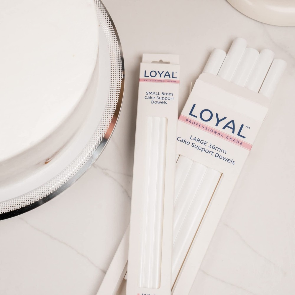 Bakeware Heavy Duty Plastic Cake-Support Dowel 8mm Diameter x 300mm High Pack...